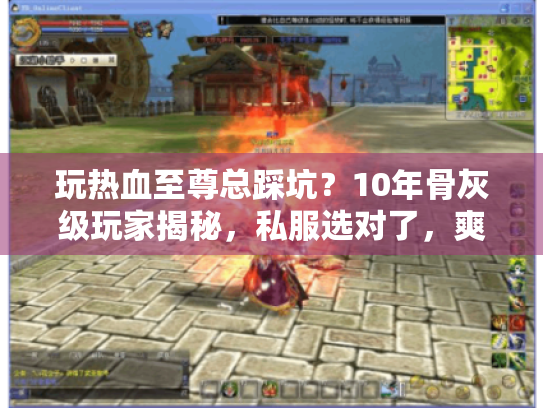 玩热血至尊总踩坑?10年骨灰级玩家揭秘,私服选对了,爽感提升80% 玩热血至尊总踩坑?10年骨灰级玩家揭秘,私服选对了,爽感提升80%